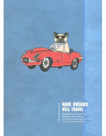 ΤΕΤΡΑΔΙΟ ΚΑΡΦΙΤΣΑ ΧΑΡΤΟΔΕΤΟ ΡΑΦΤΟ  HAVE DREAMS WILL...