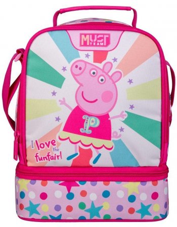 ΤΣΑΝΤΑΚΙ ΦΑΓΗΤΟΥ PEPPA PIG I LOVE FUNFAIR MUST TEAM...