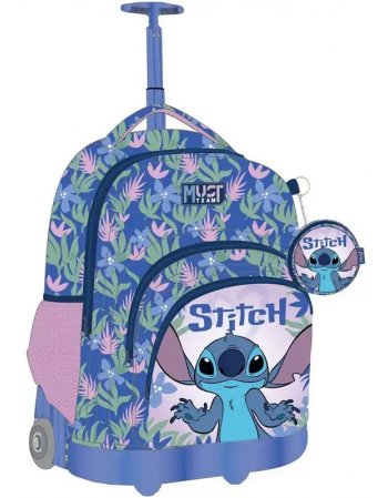 ΣΧΟΛΙΚΗ ΤΣΑΝΤΑ ΤΡΟΛΕΪ ΔΗΜΟΤΙΚΟΥ MUST DISNEY STITCH 3...