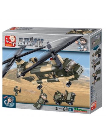 SLUBAN M38-B0508 ARMY TRANSPORT HELICOPTER 520 PCS
