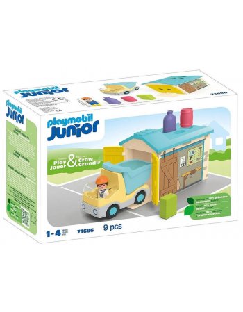 PLAYMOBIL ΑΝΑΤΡΕΠΟΜΕΝΟ ΦΟΡΤΗΓΟ ΜΕ ΕΡΓΑΤΗ (71686)