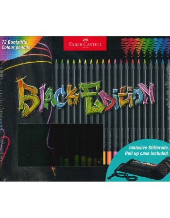 ΞΥΛΟΜΠΟΓΙΕΣ FABER CASTELL BLACK EDITION 116418 72 ΧΡΩΜΑΤΑ