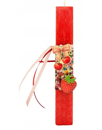 ΧΕΙΡΟΠΟΙΗΤΗ ΛΑΜΠΑΔΑ ΚΟΚΚΙΝΗ ΦΡΟΥΤΑ