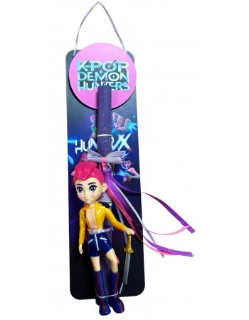 ΧΕΙΡΟΠΟΙΗΤΗ ΛΑΜΠΑΔΑ KPOP DEMON HUNTERS RUMI 2 ΜΕ ΚΟΥΚΛΑ +...