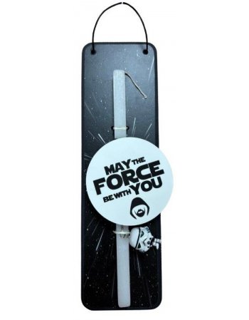 ΧΕΙΡΟΠΟΙΗΤΗ ΛΑΜΠΑΔΑ STAR WARS ΜΑΓΝΗΤΑΚΙ + ΜΠΡΕΛΟΚ