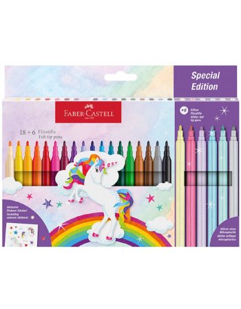 ΜΑΡΚΑΔΟΡΟΙ FABER CASTELL 554221 UNICORN...