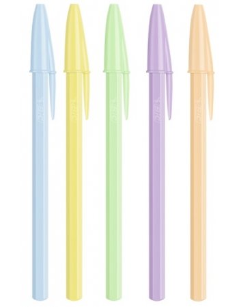 ΣΤΥΛΟ ΔΙΑΡΚΕΙΑΣ BIC CRISTAL PASTEL ΜΠΛΕ ΓΡΑΦΗ 1.00mm