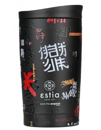 ΘΕΡΜΟΣ TRAVEL MUG SAVE THE AEGEAN 350ml TOKYO UNDERGROUND