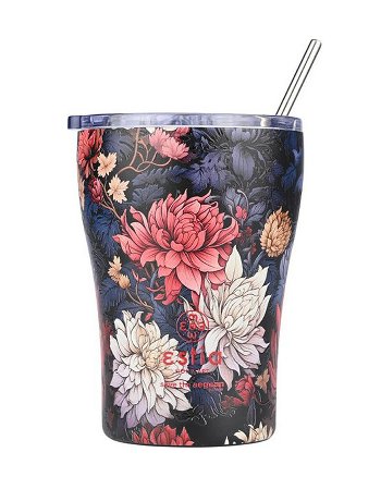 ΘΕΡΜΟΣ COFFEE MUG SAVE THE AEGEAN 350ml MIDNIGHT BLOSSOM
