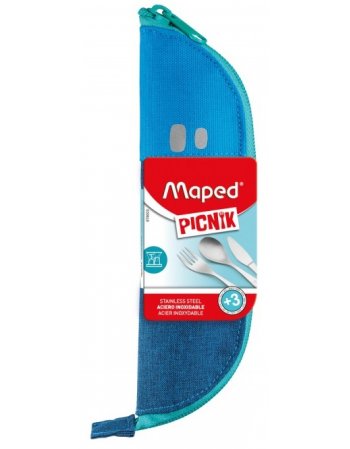 ΜΑΧΑΙΡΟΠΙΡΟΥΝΑ MAPED PICNIK CONCEPT ΣΕ ΘΗΚΗ ΜΠΛΕ 878003