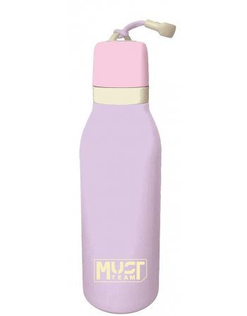 ΘΕΡΜΟΣ ΑΝΟΞΕΙΔΩΤΟ MUST TEAM ΠΑΣΤΕΛ ΜΩΒ 500 ML ΜΕ ΚΟΡΔΟΝΙ...