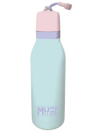 ΘΕΡΜΟΣ ΑΝΟΞΕΙΔΩΤΟ MUST TEAM ΠΑΣΤΕΛ ΜΠΛΕ ΜΕΝΤΑΣ 500ml