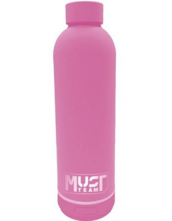 ΠΑΓΟΥΡΙ ΘΕΡΜΟΣ ΑΝΟΞΕΙΔΩΤΟ MUST TEAM ΡΟΖ 500 ML ΜΕ BLUETOOTH
