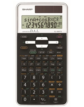 ΑΡΙΘΜΟΜΗΧΑΝΗ SHARP EL-506TSB WΗ BLACK-WHITE ΕΠΙΣΤΗΜΟΝΙΚΗ...