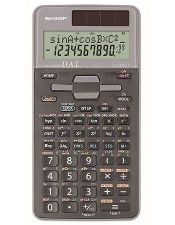 ΑΡΙΘΜΟΜΗΧΑΝΗ SHARP EL-520TG GY ΕΠΙΣΤΗΜΟΝΙΚΗ (400+ F)