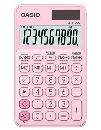 ΑΡΙΘΜΟΜΗΧΑΝΗ CASIO SL-310UC-PK PINK (10 ΨΗΦΙΑ)