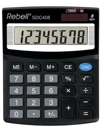 ΑΡΙΘΜΟΜΗΧΑΝΗ REBELL POCKET SDC-408 (8 ΨΗΦΙΩΝ)