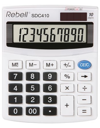 ΑΡΙΘΜΟΜΗΧΑΝΗ REBELL DESK SDC-410 (10 ΨΗΦΙΩΝ)