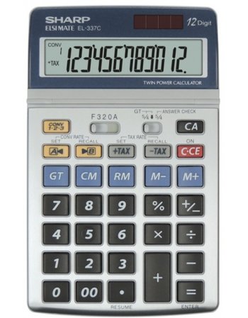 ΑΡΙΘΜΟΜΗΧΑΝΗ SHARP EL-337C DESK (12 ΨΗΦΙΩΝ)