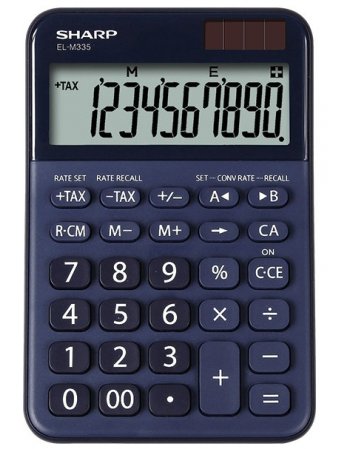ΑΡΙΘΜΟΜΗΧΑΝΗ SHARP ELM-335BBL BLUE DESK (10 ΨΗΦΙΩΝ)
