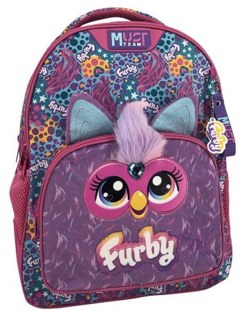 ΣΧΟΛΙΚΗ ΤΣΑΝΤΑ ΠΛΑΤΗΣ ΔΗΜΟΤΙΚΟΥ FURBY MUST TEAM 3 ΘΗΚΕΣ