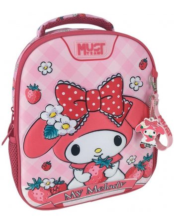 ΣΧΟΛΙΚΗ ΤΣΑΝΤΑ ΠΛΑΤΗΣ ΝΗΠΙOΥ MY MELODY MUST TEAM 2 ΘΗΚΕΣ