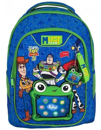 ΣΧΟΛΙΚΗ ΤΣΑΝΤΑ ΠΛΑΤΗΣ ΔΗΜΟΤΙΚΟΥ DISNEY TOY STORY 5 MUST...