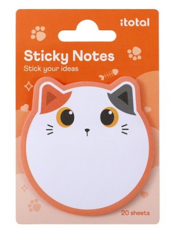 ΧΑΡΤΑΚΙΑ i-TOTAL XL3103 STICKY TABS ORANGE CAT