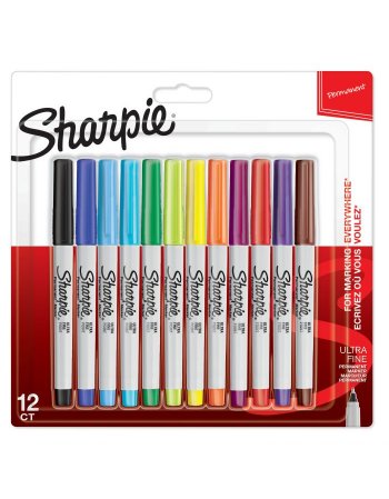 SHARPIE ULTRA-FINE NEW 12 TEMAXIA