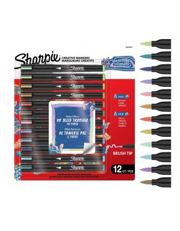 Sharpie - Creative Acrylic 12‑Blister - Earth Tones -...