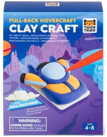 TIGER TRIBE CLAY CRAFT - PULL BACK HOVERCRAFT