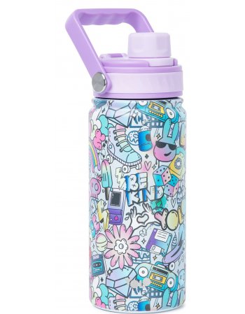 YOLO ΜΕΤΑΛΛΙΚΟ ΘΕΡΜΟΣ ΜΕ ΛΑΒΗ 500ml - GIRLS GRAFFITI