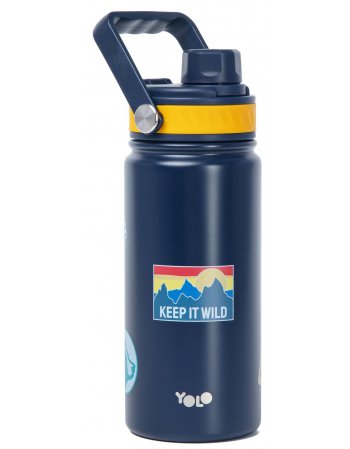 YOLO ΜΕΤΑΛΛΙΚΟ ΘΕΡΜΟΣ ΜΕ ΛΑΒΗ 500ml - CampX