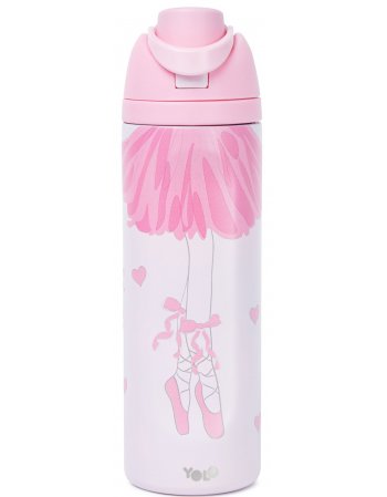 YOLO ΜΕΤΑΛΛΙΚΟ ΘΕΡΜΟΣ 2 σε 1 700ml – Ballet