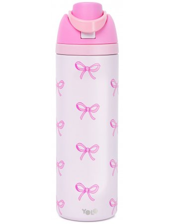 YOLO ΜΕΤΑΛΛΙΚΟ ΘΕΡΜΟΣ 2 σε 1 700ml – Pink Bow