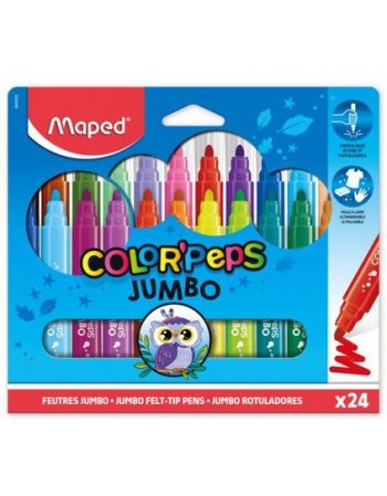 ΜΑΡΚΑΔΟΡΟΙ ΧΟΝΔΡΗΣ ΓΡΑΦΗΣ MAPED COLOR PEPS MAXI SPECIAL...