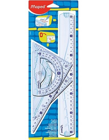 MAPED ΣΕΤ ΓΕΩΜΕΤΡΙΚΩΝ ΟΡΓΑΝΩΝ GEOMETRIC 30cm 4ΤΕΜ.
