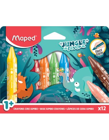 MAPED ΚΗΡΟΜΠΟΓΙΕΣ WAX MAXI JUNGLE FEVER 12TEM. 861400