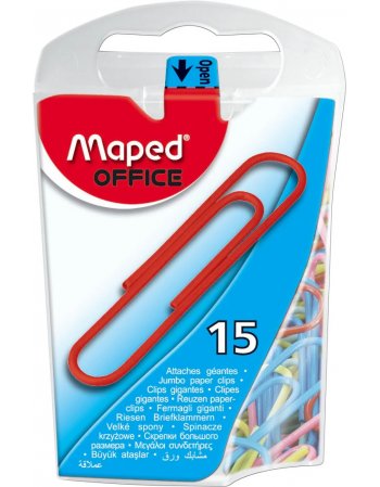MAPED ΣΥΝΔΕΤΗΡΕΣ 50mm ΧΡΩΜΑΤΙΣΤΟΙ 15ΤΕΜ.