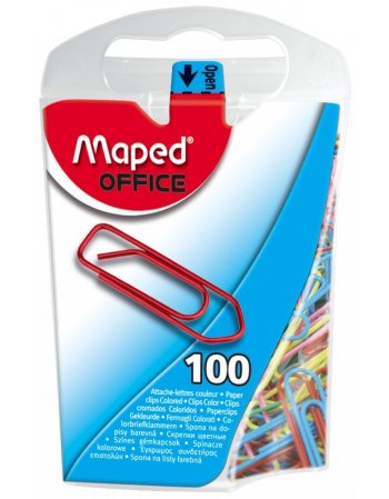 MAPED ΣΥΝΔΕΤΗΡΕΣ ΧΡΩΜΑΤΙΣΤΟΙ 25mm 100 ΤΕΜ. 321011