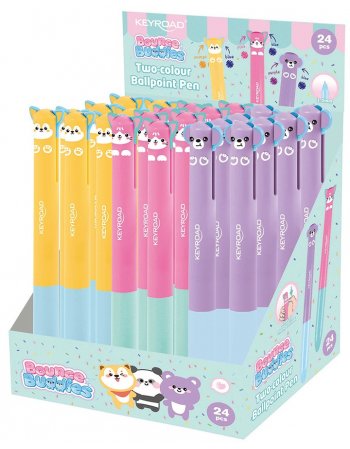 KEYROAD ΣΤΥΛΟ 2 ΧΡΩΜΑΤΩΝ BOUNCE BUDDIES