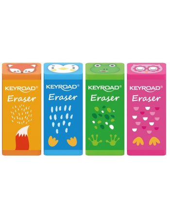 KEYROAD ΓΟΜΑ ANIMAL SQUARE ΔΙΑΦΟΡΑ ΧΡΩΜΑΤΑ