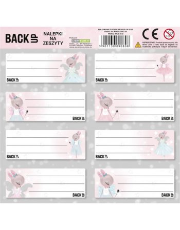 ΕΤΙΚΕΤΕΣ ΣΧΟΛΙΚΕΣ 090808 BUNNIES 8ΤΕΜ.