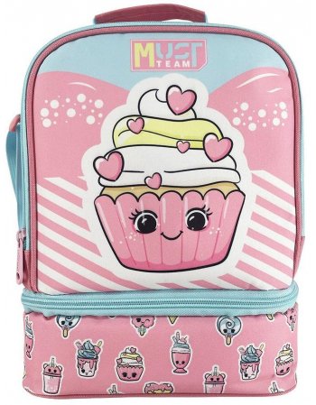 ΤΣΑΝΤΑΚΙ ΦΑΓΗΤΟΥ ΙΣΟΘΕΡΜΙΚΟ MUST TEAM YUMMY PINK CUPCAKE...