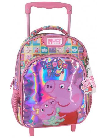 ΣΧΟΛΙΚΗ ΤΣΑΝΤΑ ΤΡΟΛΕΪ ΝΗΠΙΟΥ PEPPA PIG SMILE PLAY JUMP...