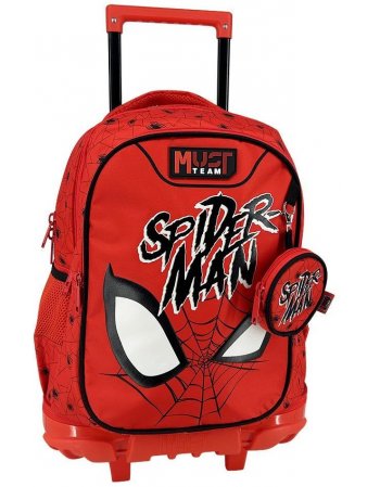 ΣΧΟΛΙΚΗ ΤΣΑΝΤΑ ΤΡΟΛΕΪ ΔΗΜΟΤΙΚΟΥ SPIDER-MAN WEB MUST TEAM...