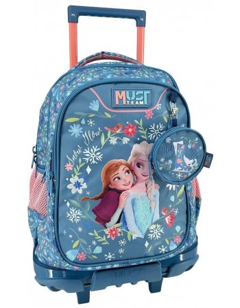 ΣΧΟΛΙΚΗ ΤΣΑΝΤΑ ΤΡΟΛΕΪ ΔΗΜΟΤΙΚΟΥ DISNEY FROZEN BLUE MUST...