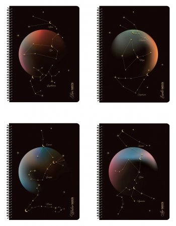 TEΤΡΑΔΙΟ TETTRIS ZODIAC A4 4ΘΕΜΑΤΑ