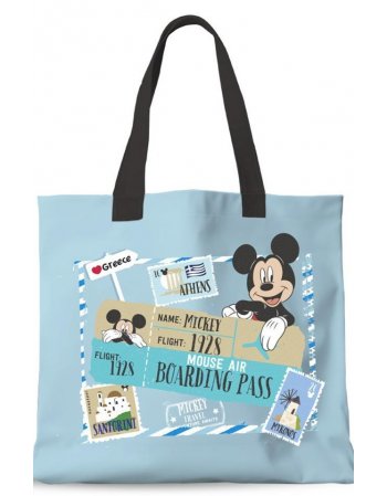 ΤΣΑΝΤΑ SHOPPING 39x32x11cm & ΝΕΣΕΣΕΡ ΣΕΤ HELLO GREECE MICKEY