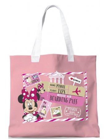 ΤΣΑΝΤΑ SHOPPING 39x32x11cm & ΝΕΣΕΣΕΡ ΣΕΤ HELLO GREECE ΜΙΝΝΙΕ